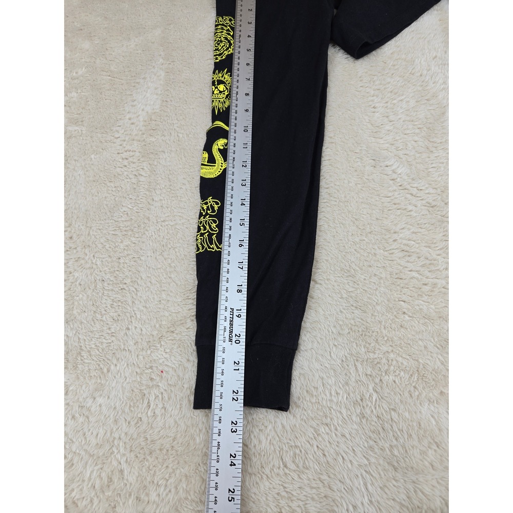Vans Classic Fit Long Sleeve T Shirt Mens Small Graphic Wizard Moon Print Black - Picture 7 of 12